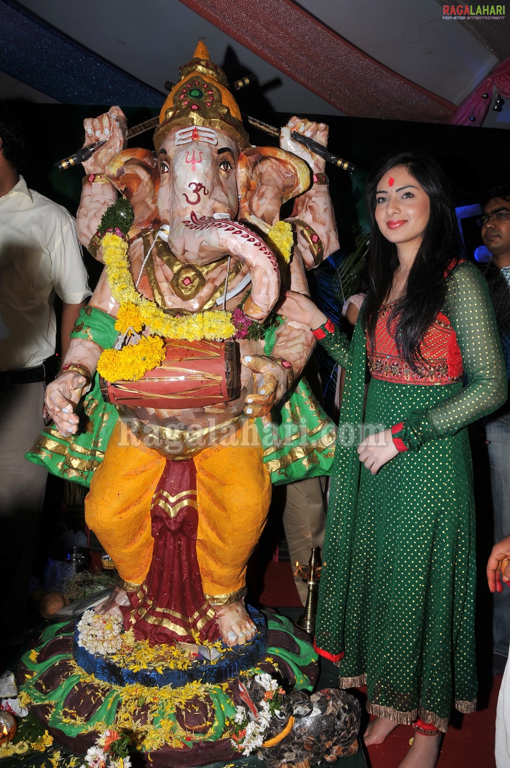 Eco Friendly Ganesh Idol at Prasads Multiplex