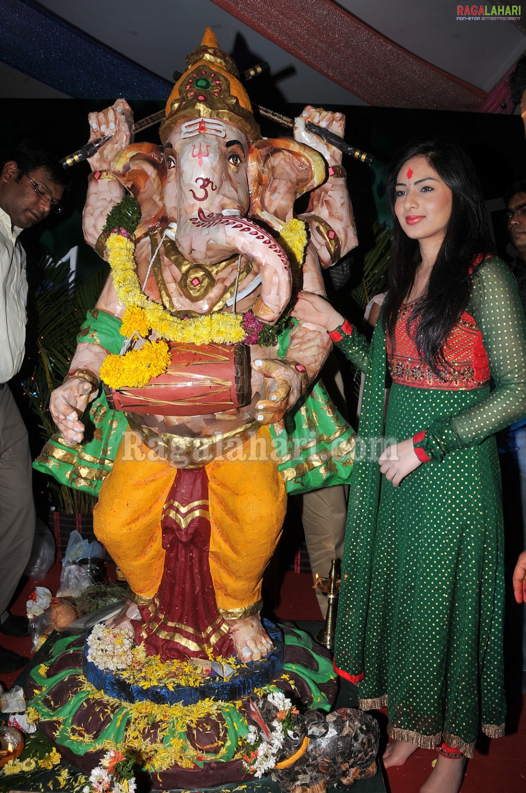 Eco Friendly Ganesh Idol at Prasads Multiplex