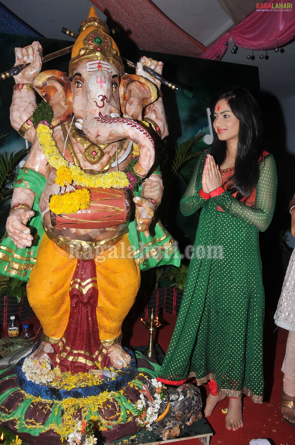 Eco Friendly Ganesh Idol at Prasads Multiplex