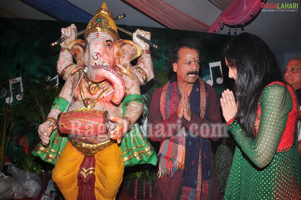 Eco Friendly Ganesh Idol at Prasads Multiplex