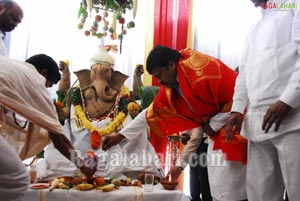 Vinayaka Chavithi 2010 at Praja Rajyam Party Office