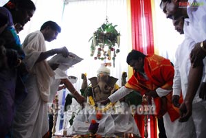 Vinayaka Chavithi 2010 at Praja Rajyam Party Office