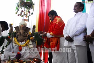 Vinayaka Chavithi 2010 at Praja Rajyam Party Office