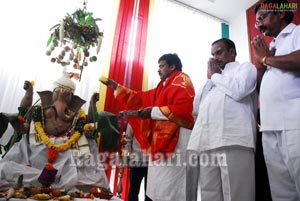 Vinayaka Chavithi 2010 at Praja Rajyam Party Office