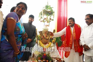 Vinayaka Chavithi 2010 at Praja Rajyam Party Office