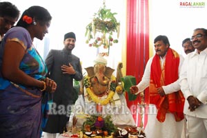 Vinayaka Chavithi 2010 at Praja Rajyam Party Office