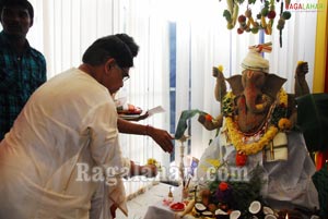 Vinayaka Chavithi 2010 at Praja Rajyam Party Office