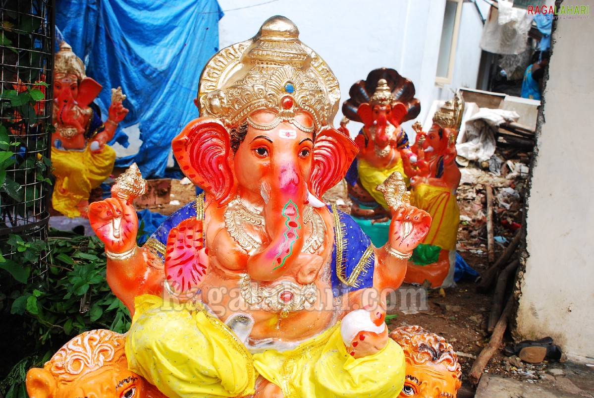 Vizag Ganesh Idols 2010