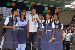 Allu Arjun promotes Anti Child Labour