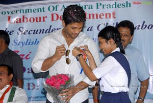 Allu Arjun promotes Anti Child Labour