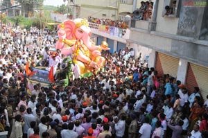 Balapur Ganesh Laddu Auction and Ganesh Nimajjanam 2011