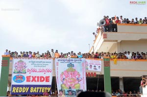 Balapur Ganesh Laddu Auction and Ganesh Nimajjanam 2011