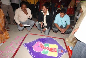 Big FM Husbands and Wives Rangoli Contest