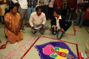 Big FM Husbands and Wives Rangoli Contest