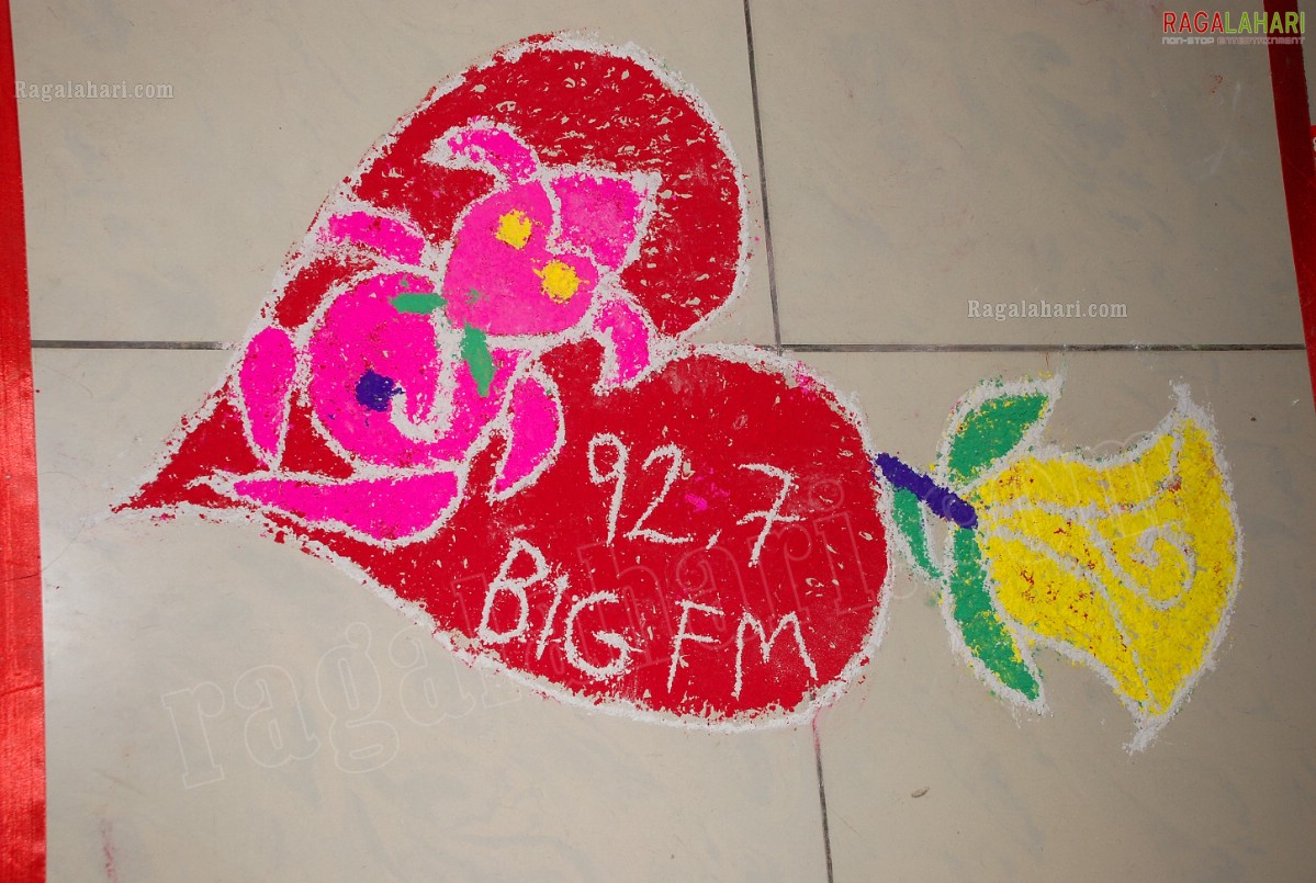 92.7 BIG FM's Ramky BIG Green Ganesha Rangoli Competition