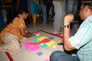 Big FM Husbands and Wives Rangoli Contest