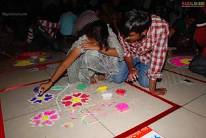 Big FM Husbands and Wives Rangoli Contest