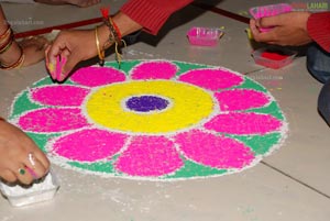 Big FM Husbands and Wives Rangoli Contest