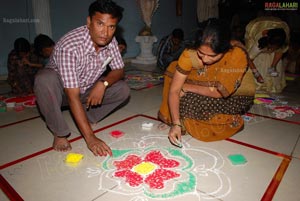 Big FM Husbands and Wives Rangoli Contest