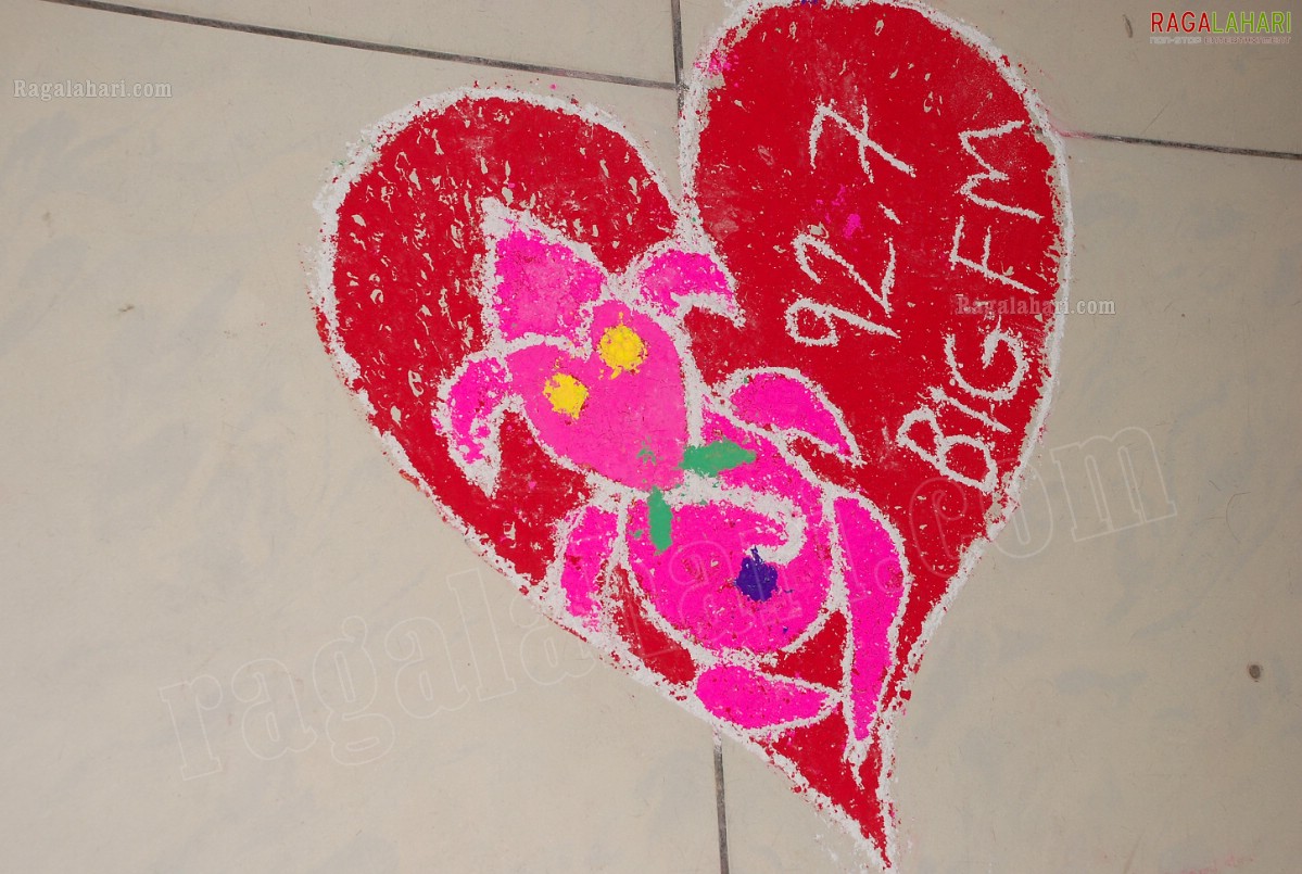 92.7 BIG FM's Ramky BIG Green Ganesha Rangoli Competition