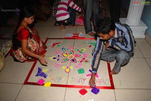 Big FM Husbands and Wives Rangoli Contest