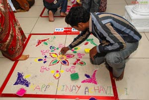 Big FM Husbands and Wives Rangoli Contest