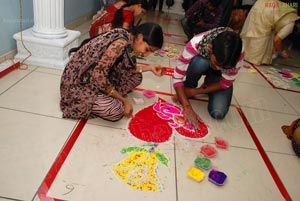 Big FM Husbands and Wives Rangoli Contest