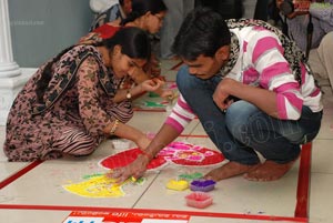 Big FM Husbands and Wives Rangoli Contest