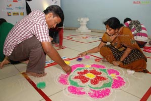 Big FM Husbands and Wives Rangoli Contest