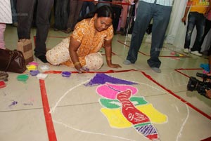 Big FM Husbands and Wives Rangoli Contest