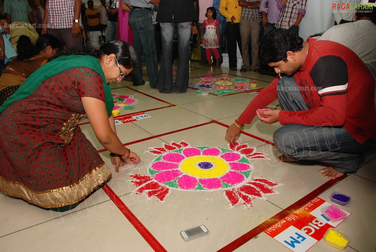 92.7 BIG FM's Ramky BIG Green Ganesha Rangoli Competition