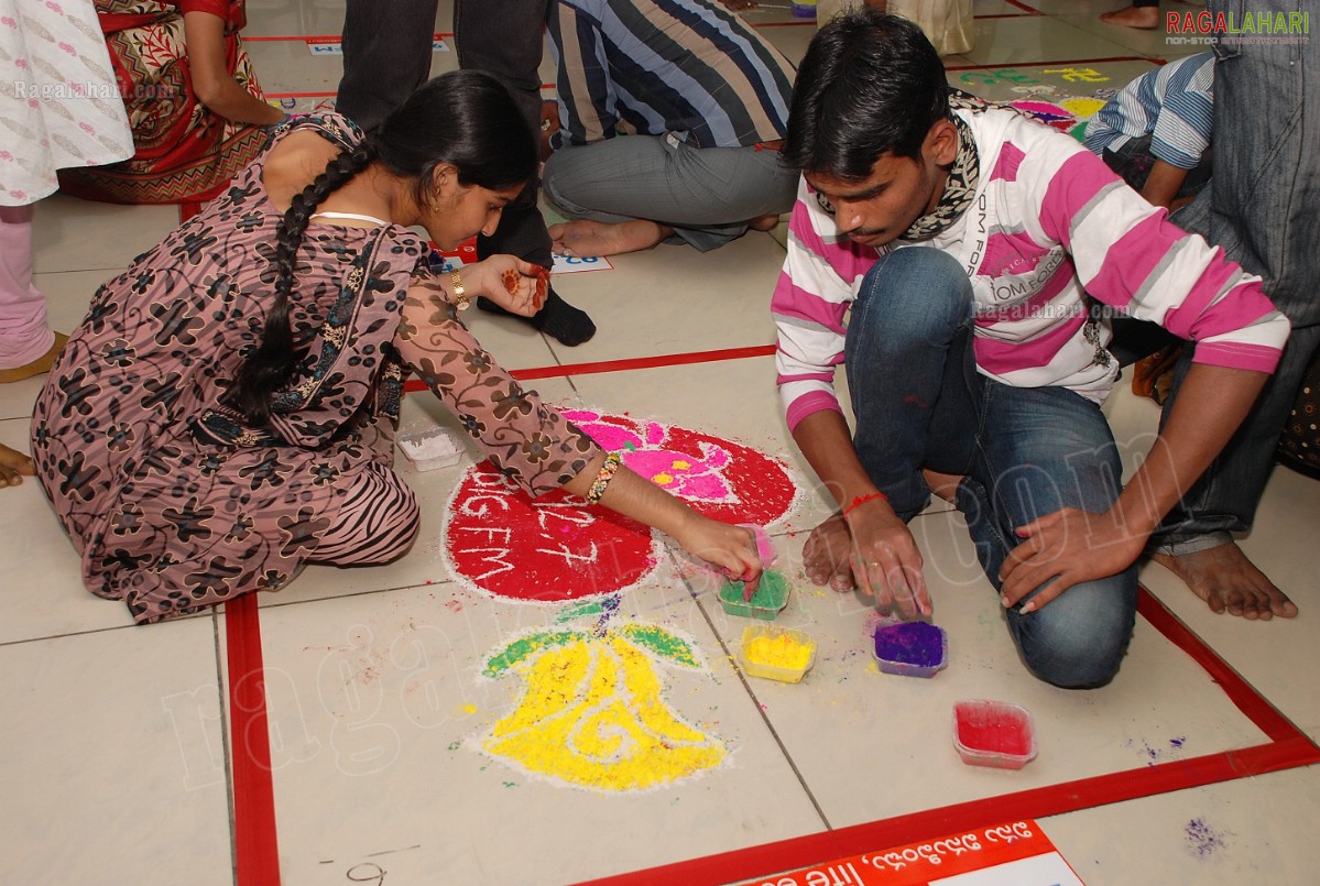 92.7 BIG FM's Ramky BIG Green Ganesha Rangoli Competition