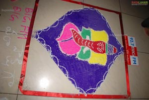 Big FM Husbands and Wives Rangoli Contest