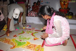 Big FM Husbands and Wives Rangoli Contest