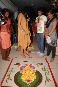 Lakshmi Manchu Performs Special Puja at Big Green Ganesha