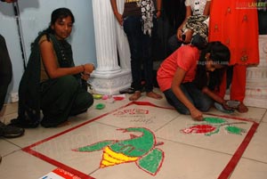 Lakshmi Manchu Performs Special Puja at Big Green Ganesha