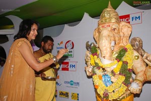 Lakshmi Manchu Performs Special Puja at Big Green Ganesha