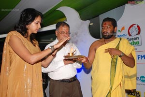 Lakshmi Manchu Performs Special Puja at Big Green Ganesha