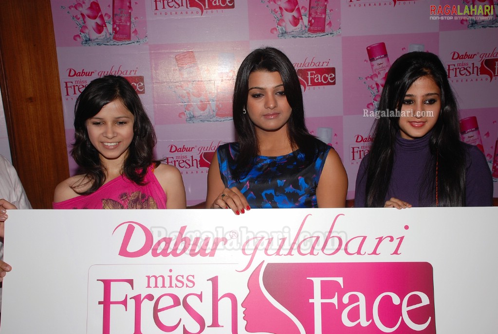 Curtain Raiser Ceremony of Dabur Gulabari Fresh Face of Hyderabad