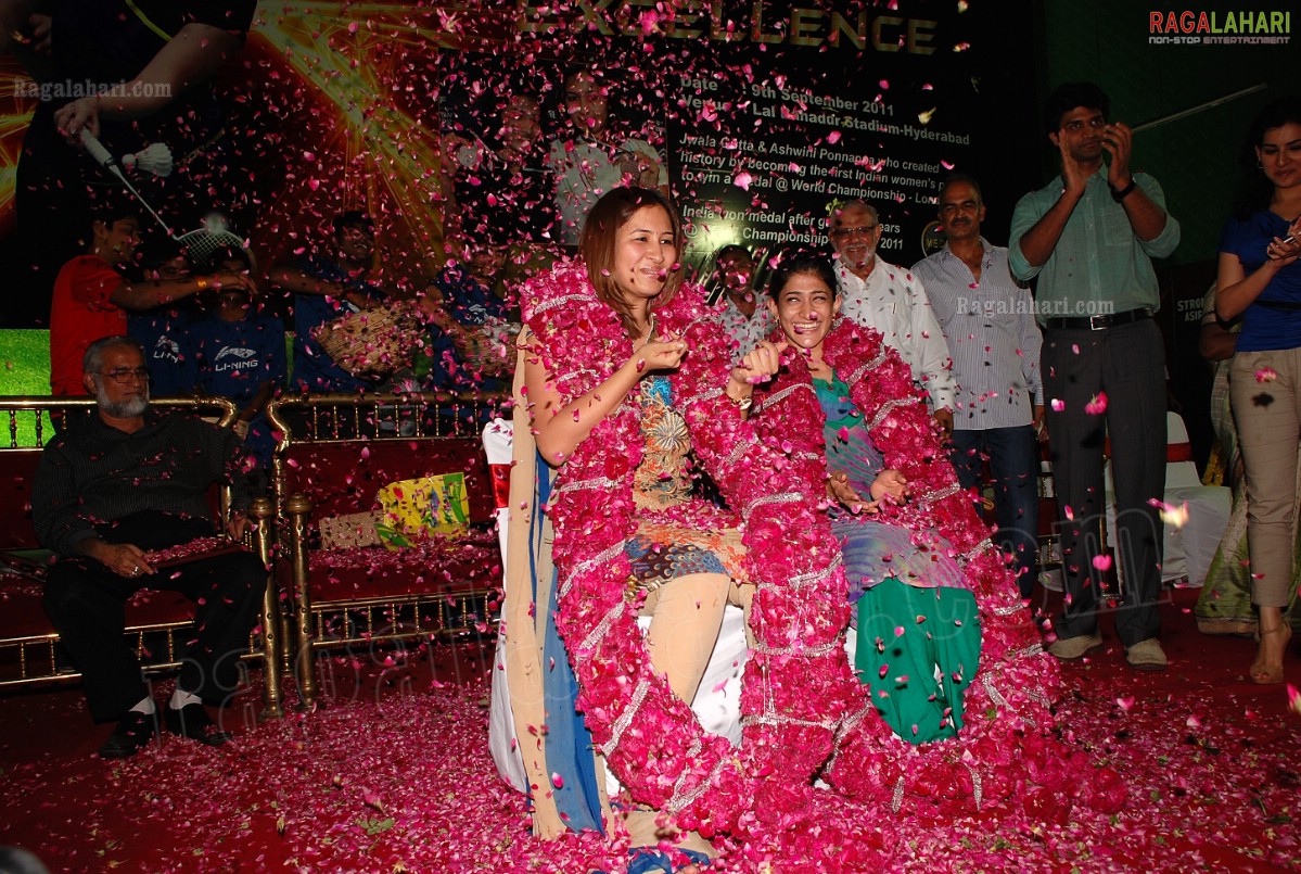 Jwala Gutta & Ashwini Ponnappa Felicitation