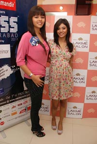 Makeup & Styling of Miss Hyderabad 2011 Finalists at Lakme Salon, Hyd