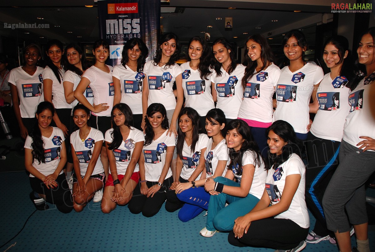  Miss Hyderabad 2011 Grooming Session at Talwalkars