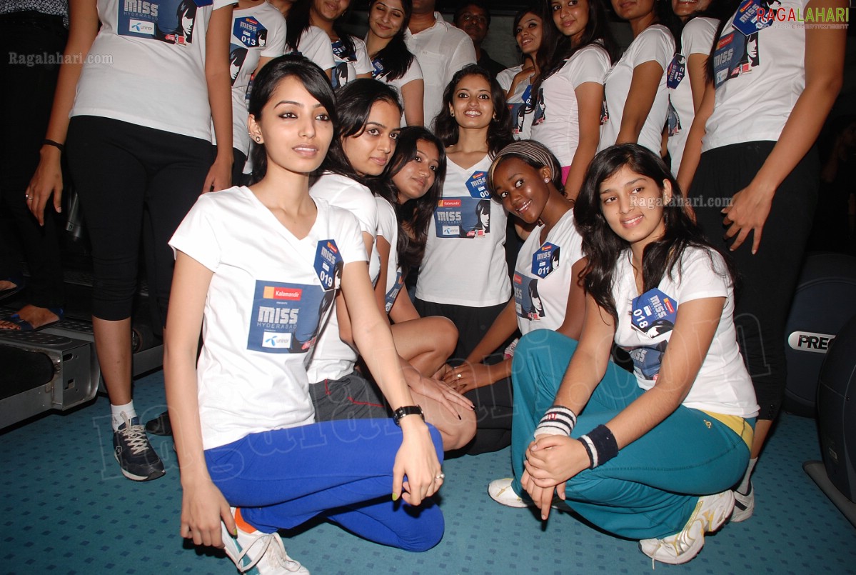  Miss Hyderabad 2011 Grooming Session at Talwalkars