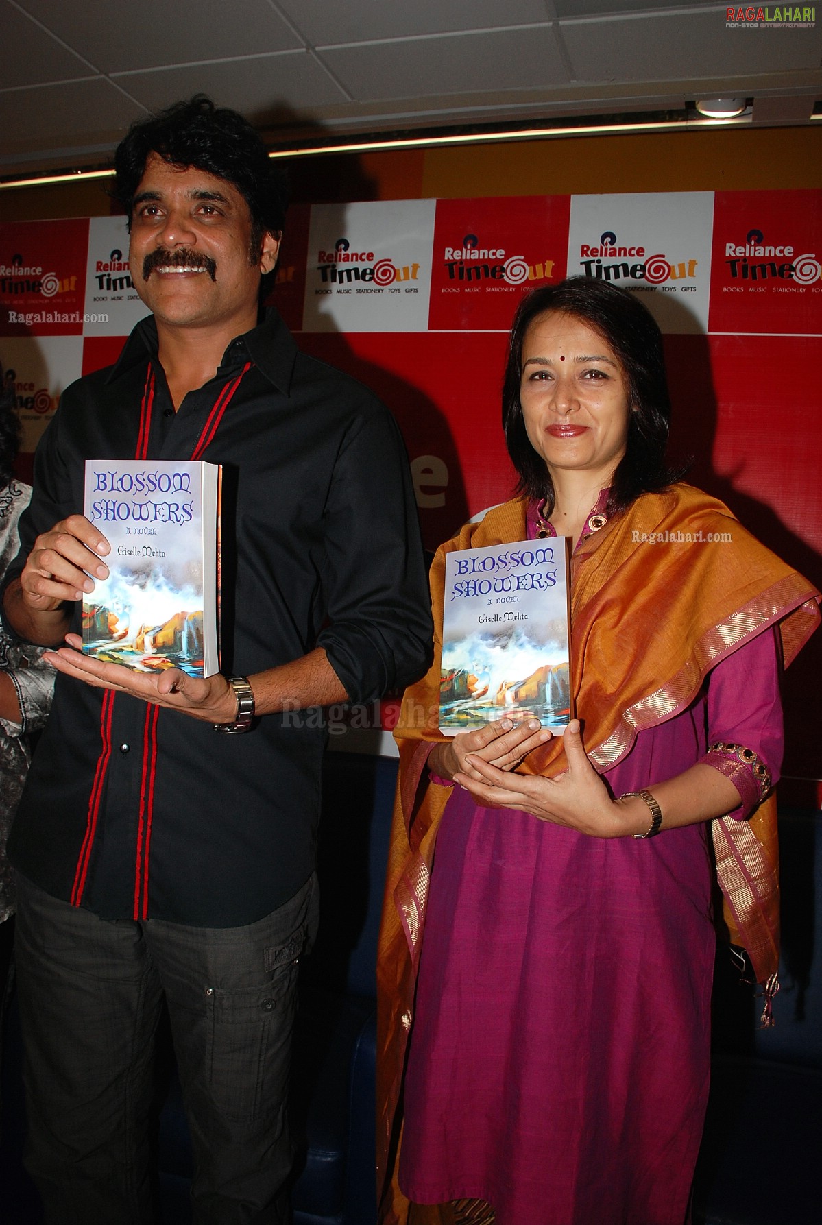 Nagarjuna-Amala Launches the Book 'Blossom Showers' by Giselle Mehta