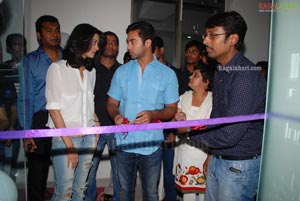 Navadeep, Surveen Chawla Launches Naturals Family Saloon at Kukatpally