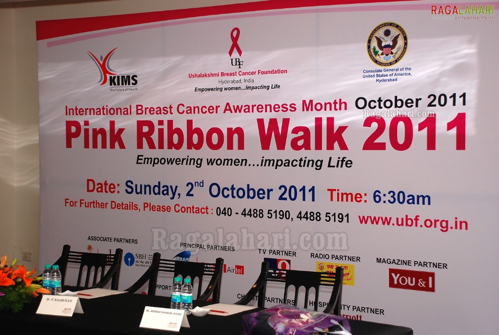 Pink Ribbon Walk 2011 Press Meet