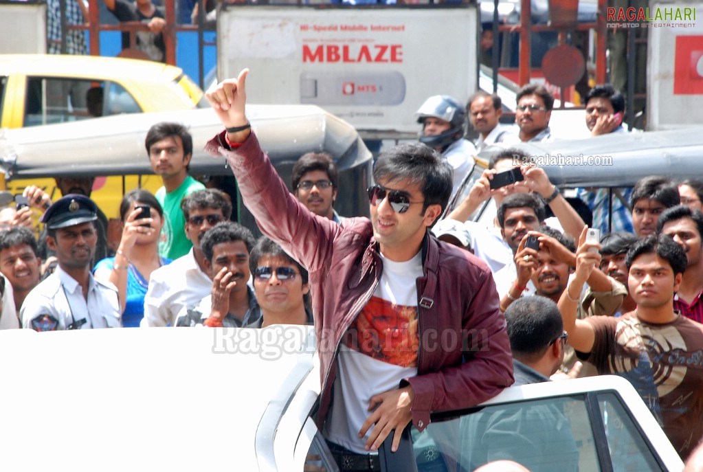 Ranbir Kapoor at Padmavathi Shopping Mall