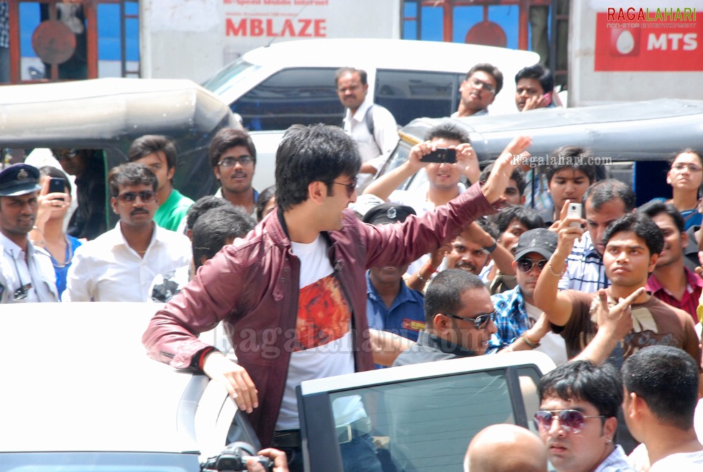 Ranbir Kapoor at Padmavathi Shopping Mall