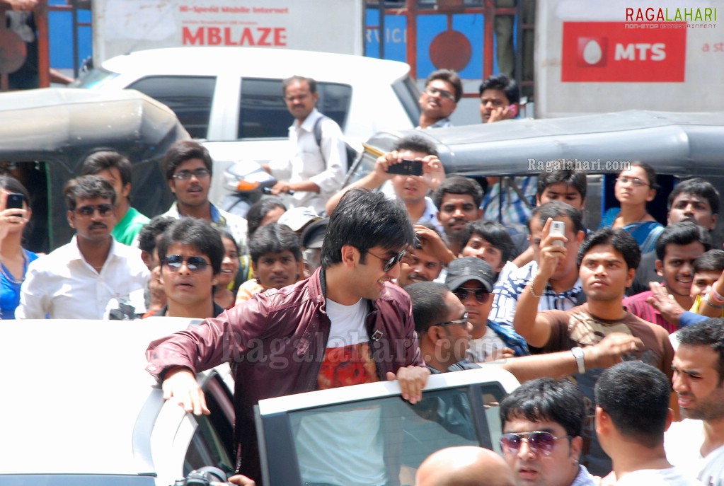 Ranbir Kapoor at Padmavathi Shopping Mall