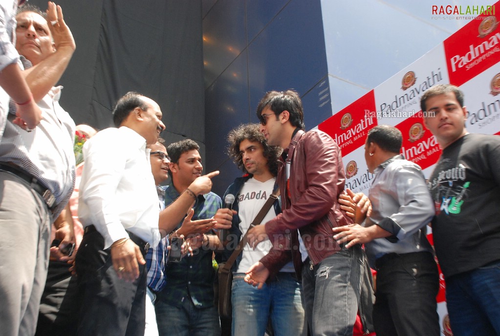 Ranbir Kapoor at Padmavathi Shopping Mall